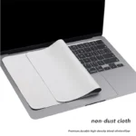 Staubdichtes Mikrofaser-Reinigungstuch, Notebook-Tastaturabdeckung, Laptop-Bildschirm-Reinigungsset für MacBook Pro 13/15/16 Zoll 2