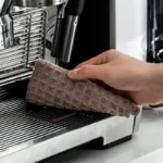 Super saugfähiges Barista-Bar-Handtuch, Kaffeemaschine, spezieller Lappen, kein Flusen, quadratisches Handtuch, Reinigungstuch, Kaffeemaschine, Reinigungstuch 2
