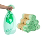 50 Stück 6/8/10 l Müllbeutel, biologisch abbaubare Müllbeutel, Haushalts-Kompostierbare Müll-Einlagen, Beutel für die Küche 2