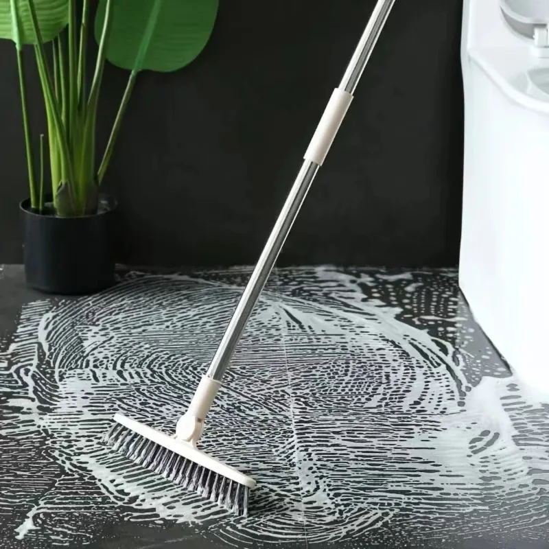 1 Stück Badezimmer-Bodenbürste für Hotels, Scheuerbürste mit harten Borsten, Reinigungsbürste mit langem Griff für Badewanne und Fliesen, ohne tote Endstellen 1 Stück Badezimmer-Bodenbürste für Hotels, Scheuerbürste mit harten Borsten, Reinigungsbürste mit langem Griff für Badewanne und Fliesen, ohne tote Endstellen