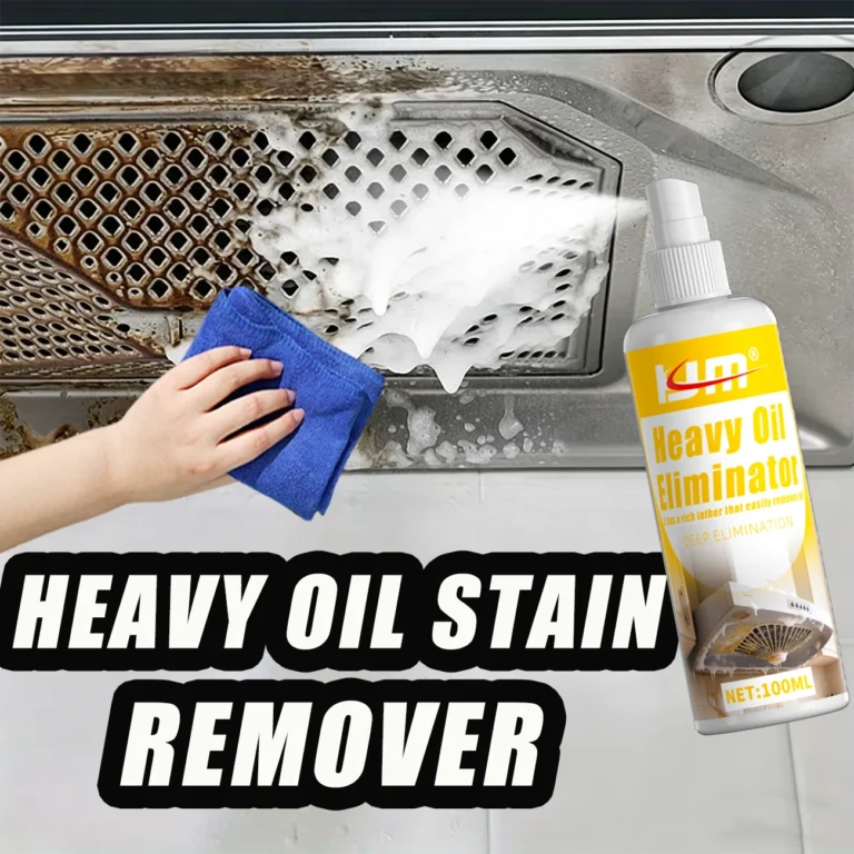 KJM 100ml Schwerer Ölfleckenentferner Spray - Küchen-Allzweckreiniger für Dunstabzugshaube, Ofen, Grill, Arbeitsplatte, Kraftvoller Fettlöser 2