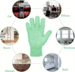 1 Stück Mikrofaser-Staubhandschuhe – dehnbare und atmungsaktive Reinigungshandschuhe, nicht wasserdicht, für Autos, Boote, Wohnmobile, Pools, Zuhause, Küche 6