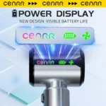 CENRR Neuer Auto-Staubsauger, kabellos, Mini, leistungsstarker tragbarer Hand-Autoreiniger, LED-Leistungsanzeige, Geschenklampe, Luftpistole, 7500 mAh 2