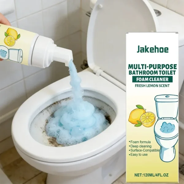 Mehrzweck-Badezimmerreiniger-Spray Aktiver Schaum Kalkentferner Geruchsbeseitiger Fleckenreiniger für Fliesen Toilette Fugen mit Frischem Duft