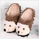 Neue Waschbar Igel Hausschuhe Boden Schuhe Frauen Staub Schmutz Haar Mopp Hausschuhe Office Home Maultiere Schuhe Frau Winter Zimmer Hausschuhe