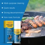 Für einen Spezialzweck-Grillreiniger, Ofenreiniger, starkes Reinigungsöl, Schmutzreinigung, hartnäckige Flecken, geeignet für Zuhause im Freien 2