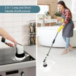 Elektrische Reinigungsbürste, Küchen-Spin-Schrubber, Multifunktions-Reinigungsgerät für Badezimmer 4
