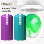 Duftende Toilette Magic Box und Toiletten reiniger zur Desodor ierung und Flecken entfernung