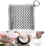Edelstahl Gusseisen Reiniger Kette Mail Wäscher Pinsel Pan Net Home Kochgeschirr Küche Werkzeug Sauber Zubehör 2