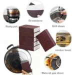 1/10Pcs Rost Entfernen Schwamm Carborundum Radiergummi Haushalt Reinigung Pinsel Entkalkung Scheuer Schwämme Reiben Kochfeld Topf Küche werkzeuge 5
