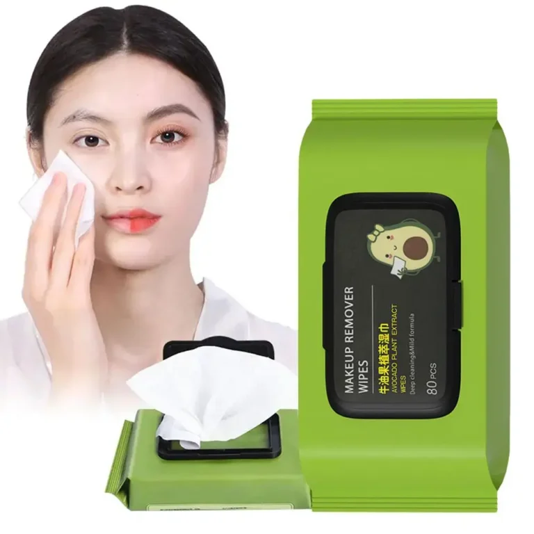 12–80 Stück Avocado-Make-up-Entferner-Tücher, milder, nicht reizender Make-up-Entferner, Einweg-Feuchttücher, Make-up-Entferner-Werkzeuge 2