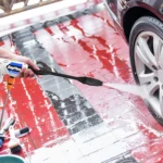 Kabelloser Hochdruckreiniger Elektrischer Hochleistungsreiniger für Terrasse und Auto mit 1/2x1,5Ah Akkus 5