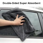 Auto Waschen Handtuch 1200GSM Doppelseitige Handtuch Auto Detaillierung Verdreht Geflecht Tuch Super Saugfähigen Lappen für Auto Hause Waschen Zubehör 3