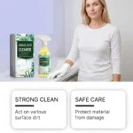 Oxalsäure-Reiniger 100ml Badezimmer & Küche Fleckenentferner mit Schwamm & Handschuhen für Toilette, Fliesen & Fugen Tiefenreinigungsspray 5