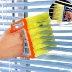 Neue Fensterreinigungsbürste für Jalousien, abnehmbare, waschbare Jalousien-Staubentfernungsbürste, Jalousien-Staubwedel, Haushalts-Staubbürste für Fenster