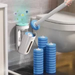 Wandmontierte Einweg-Toilettenbürste für Zuhause, austauschbare Toilettenbürste, Badezimmer-Reinigungswerkzeuge, WC-Badezimmerzubehör