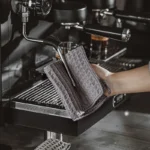 Super saugfähiges Barista-Bar-Handtuch, Kaffeemaschine, spezieller Lappen, kein Flusen, quadratisches Handtuch, Reinigungstuch, Kaffeemaschine, Reinigungstuch