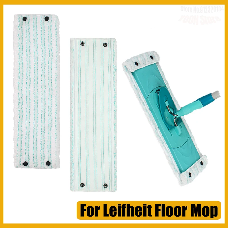 Flaches Mopp-Pad für Leifheit Clean Twist XL Micro Duo Mop, waschbares und wiederverwendbares Reinigungspad, Heim-Bodenreinigungsmopp-Zubehör