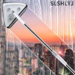 Dreieck Glas Wischer Teleskop Stange Windows Reinigung Pinsel Fenster Reiniger Professionelle Haushalt Fenster Reinigung Werkzeug