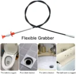 60/90/160/200cm Haarabfluss-Entstopfer, Biegbarer Schlauchgreifer, Flexibler Reiniger für Waschbecken, Rohre und Toiletten 6