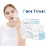 Dicke Einweg-Gesichtstücher aus Vliesstoff Trockene Haut-Reinigungstücher Hautfreundliche Gesichtsreinigungstücher für Persönliche Hygiene 6