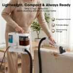 Lubluelu V2 16KPa Tragbarer Teppichreiniger 600W Polsterreiniger Spezieller Fleckenentferner für Haustiere Leistungsstark für Sofa und Autositze 5