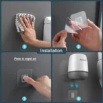 MENGNI-Silikon Toiletten bürsten reiniger Bürste Wand boden Badewannen und Zubehör Reinigungs werkzeuge Sauberkeit Bad zubehör 5