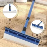 2-in-1 Multifunktions-Glaswischer Fensterreinigungsbürste für Zuhause Teleskopischer Schwamm-Abzieher Glasreiniger Wischer mit Langem Griff 6