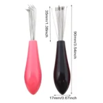 1 Stück Kamm- und Haarbürstenreiniger, Reinigungsbürste, Schönheitswerkzeug, Reinigungsprodukt, Reinigungszubehör, Badezimmer-Kammreiniger, Haarentferner 6