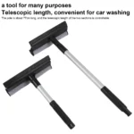 Auto-Fensterreiniger-Werkzeug 2-in-1 Teleskopbürste Wischer Haushalts-Glaswischer für Auto, SUV, LKW, Windschutzscheibe, Glas, Zuhause