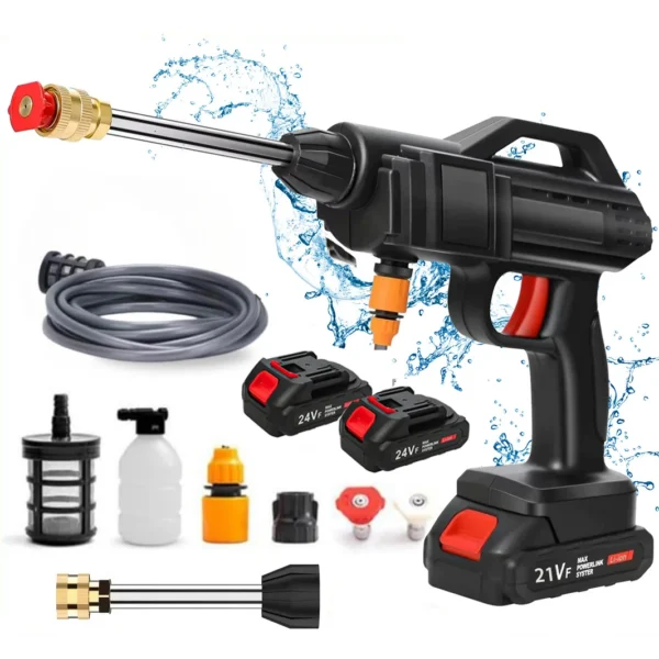 50Bar Akku-Hochdruckreiniger Waschmaschine Spray Wasserpistole Autowaschdruck Wasserreinigungsmaschine für Makita 24V Akku
