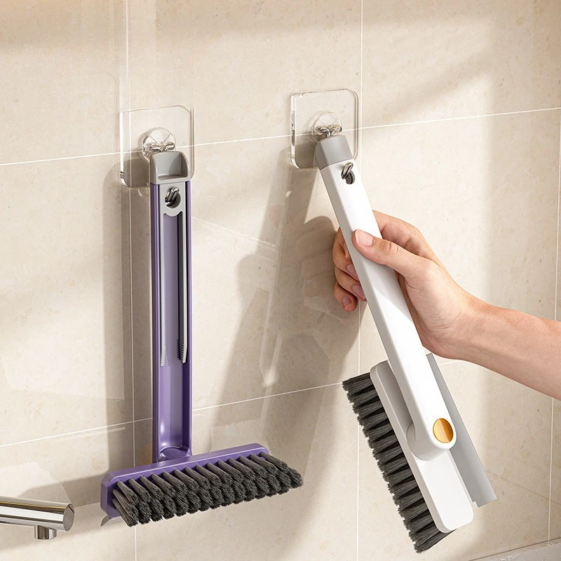 Multifunktionale Badezimmer-Fugenreinigungsbürste mit Clip-Schaber Fliesenbürste 4-in-1 360° ° Rotierende Reinigungsbürste mit Harten Borsten Multifunktionale Badezimmer-Fugenreinigungsbürste mit Clip-Schaber Fliesenbürste 4-in-1 360° ° Rotierende Reinigungsbürste mit Harten Borsten