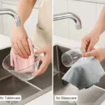 5/10 Stück magische Reinigungstücher – Fischschuppen-Glasreinigungstuch, Reinigungstuch für Autofenster und Spiegel – nicht abfärbend und wiederverwendbar 3