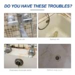 Bad Reinigungsspray Dusche Glas Entkalker Anti Schimmel Reinigung Badewanne Toilette Entkalkung Kalk Reiniger Badewanne Reiniger Schaum 3