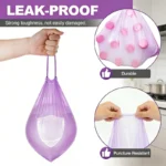 Kleine Müllsäcke mit Kordelzug, Mini-Müllsack, parfümfreies Badezimmer, Papierkorb-Mülleimer, Einweg-Plastiktüten für die Küche zu Hause 3