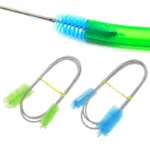Aquarium Reinigungsbürste für Wasserfilterpumpe Lily Rohr Luftschlauch Schlauch Edelstahl Aquarium Bürste Wasserpumpe Zubehör