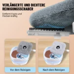 360° Turbo Zentrifugal Wischmop mit Eimer, Getrennt Schmutzwasser, Selbstreinigend + Trocknen, Verstellbarer Stiel für Hartholz Fliesen Haus Büro Reinigung 5