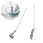 Silikon-Toilettenbürste in Golfform mit Halter-Set, WC-Reinigungsbürste, wandmontierte Toilettenbürste und Trockenhalter für Badezimmer