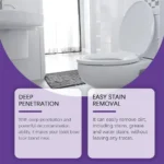 Haushalts-Urine-Alkali-Auslöser-Toilettenreiniger, leistungsstarke Entkalkung der Toilette, Entkalkung bis gelbes Urinfleckenreinigungsmittel 4