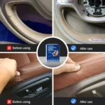 Professionelles Flüssigleder-Reparaturset, Autositz-Sofa-Leder-Restaurierungsset zum Ausbessern von Kratzern, Rissen und Löchern 4