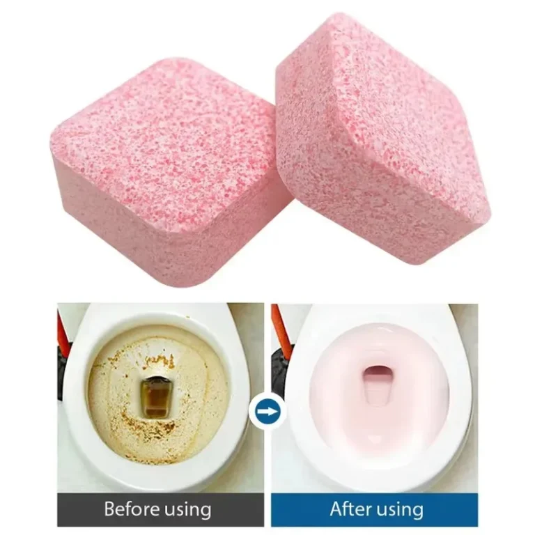 5-30 Stück Automatischer WC-Reiniger, Brausetabletten für die Toilette, schneller Entferner von Urinflecken, Deodorant, Schmutz, WC-Reinigung 2