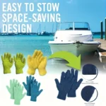 1 Stück Mikrofaser-Staubhandschuhe – dehnbare und atmungsaktive Reinigungshandschuhe, nicht wasserdicht, für Autos, Boote, Wohnmobile, Pools, Zuhause, Küche 2