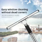 Glaskratzen, Glasartefakt, Fensterbürste, weißer Wolkenstil, Glasreinigungswischer, einseitiger Fensterreinigungs-Bodenabzieher 2