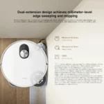 Globale Version Xiaomi Roboterstaubsauger 5 mit 20000Pa Saugkraft, ausziehbarem Wischmopp und Seitenbürste, selbstreinigend, neuestes Modell 2025 5