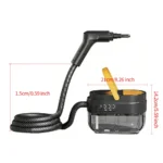 Podofo 2-in-1 Hochdruck-Dampfreiniger, mit 1,6 l Wassertank, handgehaltener Dampfreiniger, 3 einstellbare Geschwindigkeitsstufen, Haushaltsreinigungsgerät für Küche, Dunstabzugshaube, Auto, Smart-Jet-Reinigungsmaschine für Küchenmöbel, Böden, Badezimmer, Autos, Fenster 8