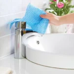 50 Stück/Rolle Spültuch Einweg-Küchentuch Rolle Küchen-Spültuch Reinigungstuch Abreißbar für Faule Nicht-gewebtes Material 3