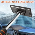 Auto Frontscheibe Anti-beschlag Pinsel Teleskop Langen Griff Auto Haushalt Glas Sauber Pinsel Staub Entferner Werkzeug 2