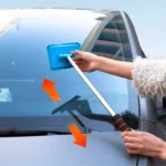 1 stücke Universell Auto Frontscheibe Anti-beschlag Pinsel Teleskop Langen Griff Auto Haushalt Glas Sauber Pinsel Staub Entferner Werkzeug 2