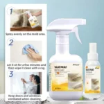 Schimmelentferner-Spray zur Vorbeugung von Pilzen, Möbel- und Fliesenfleckenentfernung, Abkalkung für Waschbecken, Antibakterielles Badreinigungsmittel gegen Schimmel 6