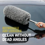 Professioneller Auto-Staubwedel Mikrofaser-Reinigungsbürste Teleskopischer Langer Griff Auto-Waschmop Kratzfreier Auto-Detailing Staubentferner 4